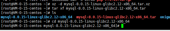 linux_centos7_安装mysql8.0.15